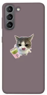 Чохол на Samsung Galaxy S21 cat matcha фото 1 з 1