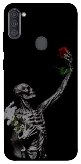 Чехол на Samsung Galaxy A11 Skeleton vs Rose фото 1 из 1