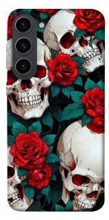 Чохол на Samsung Galaxy S23 skull and rose фото 1 з 1