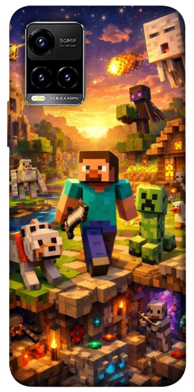 Чохол на Vivo Y21 / Y33s Minecraft v6 фото 1 з 1