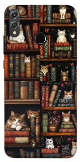 Чехол на Huawei Honor 8X Cats & Books фото 1 из 1