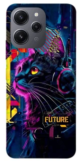 Чехол на Xiaomi Redmi 12 Cyber Cat v2 фото 1 из 1