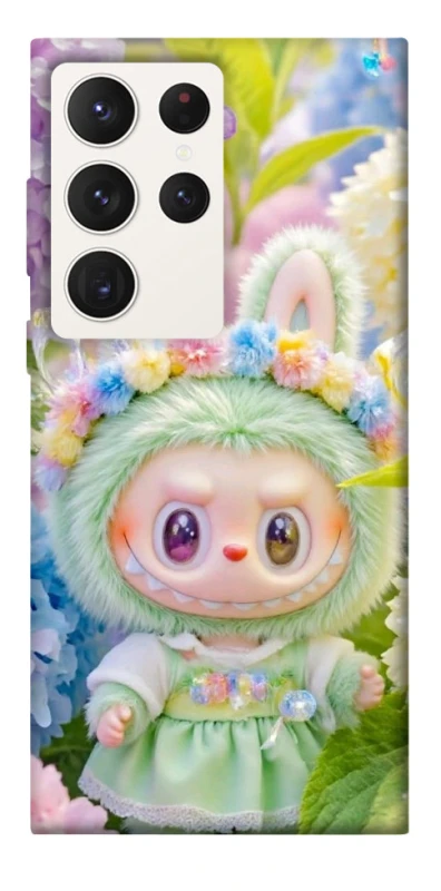 Чехол на Samsung Galaxy S23 Ultra Labubu & Flowers ver.2 фото 1 из 1
