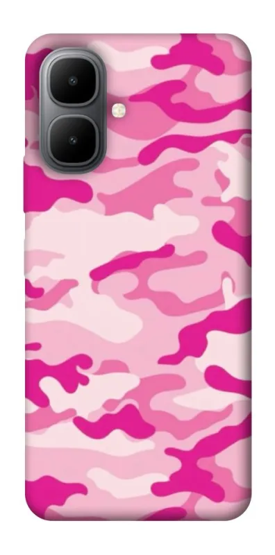 Чехол на Infinix Smart 10 camouflage pink фото 1 из 1