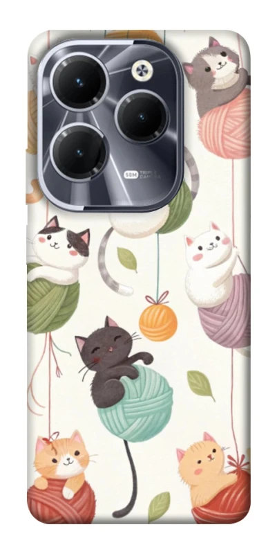 Чохол на Infinix Hot 40 Pro Funny Kittens фото 1 з 1