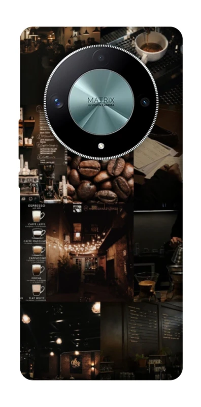 Чохол на Huawei Magic6 Lite Coffee collage ver.1 фото 1 з 1