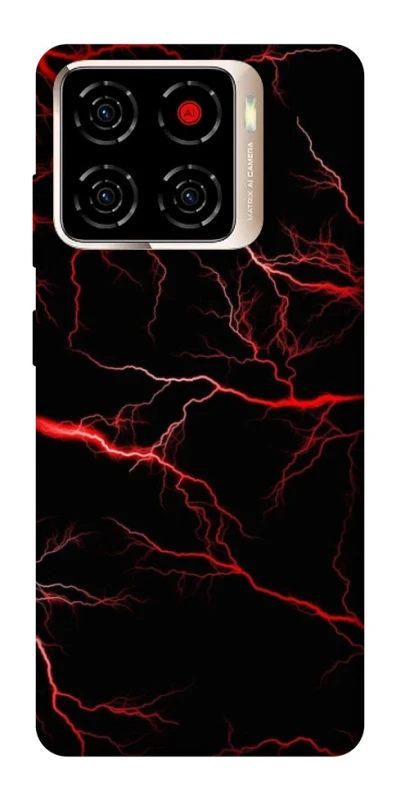 Чехол на ZTE Blade A56 Красная молния фото 1 из 1