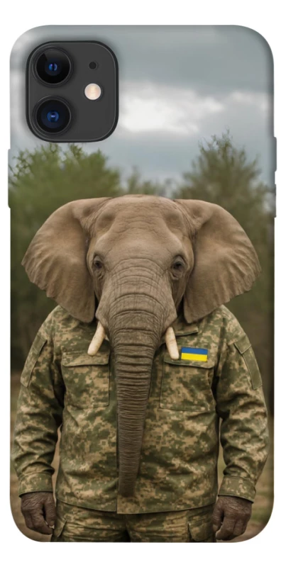 Чехол на Apple iPhone 11 (6.1") Слон защитник фото 1 из 1