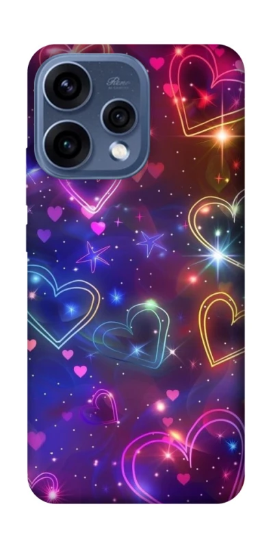 Чохол на Oppo Reno 15 Drawn hearts фото 1 з 2