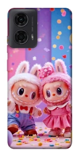 Чехол на Motorola Moto G04 Labubu twins ver.3 фото 1 из 1