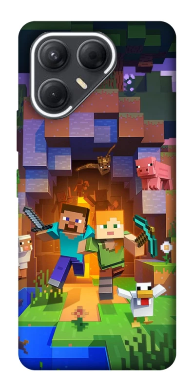 Чехол на TECNO Pova 7 Minecraft game фото 1 из 1