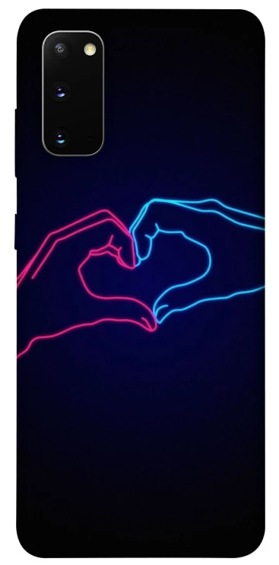 Чехол на Samsung Galaxy S20 Neon love фото 1 из 1