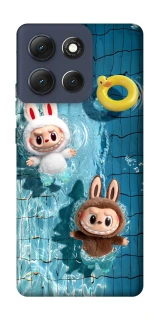 Чохол на Motorola Moto G86 Labubu in the pool фото 1 з 1