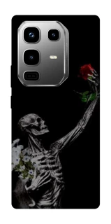 Чехол на Infinix Note 50 Pro Skeleton vs Rose фото 1 из 1