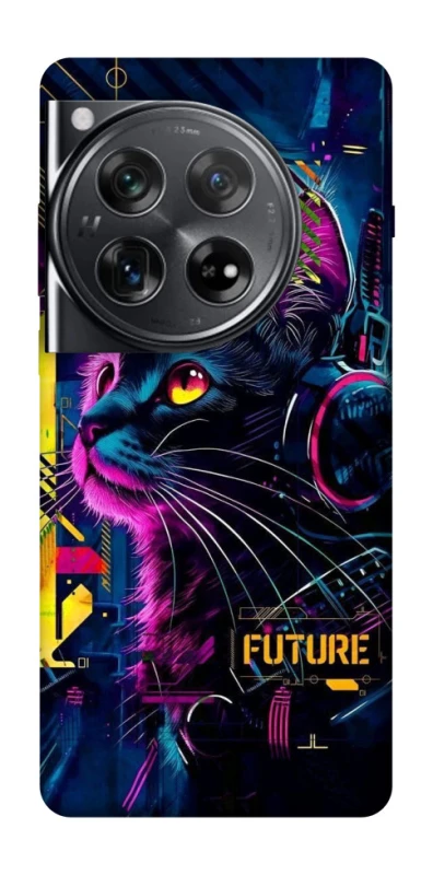 Чехол на OnePlus 12 Cyber Cat v2 фото 1 из 1