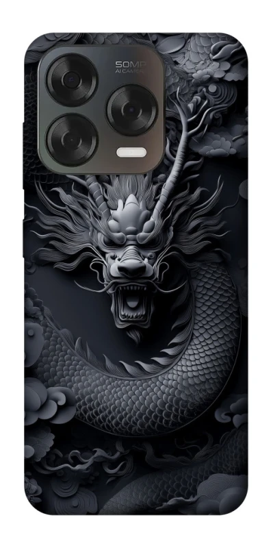 Чехол на ZTE Blade V70 Design black dragon фото 2 из 2