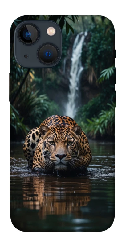 Чохол на Apple iPhone 13 mini (5.4") Leopard in water фото 1 з 1