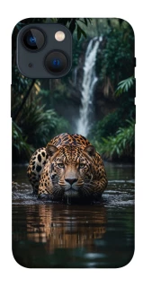Чехол на Apple iPhone 13 mini (5.4") Leopard in water фото 1 из 1