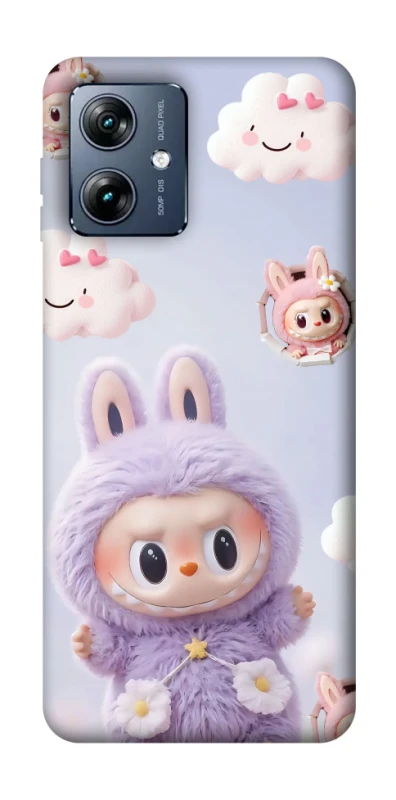 Чохол на Motorola Moto G54 Power Labubu & clouds фото 1 з 1