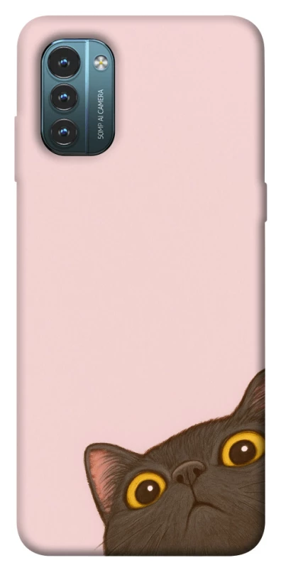 Чохол на Nokia G21 Peeping cat фото 1 з 1
