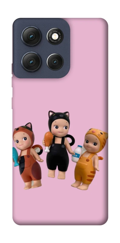 Чохол на Motorola Moto G86 Cat Cafe Trio фото 1 з 1