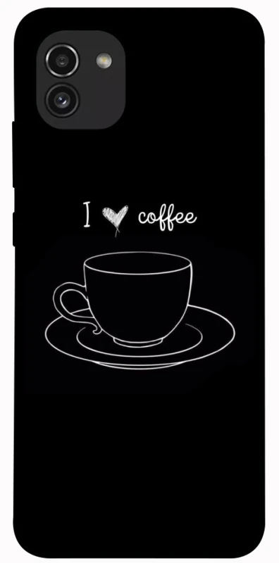 Чехол на Samsung Galaxy A03 Black coffee фото 1 из 1