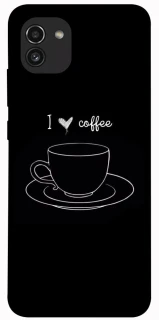 Чохол на Samsung Galaxy A03 Black coffee фото 1 з 1