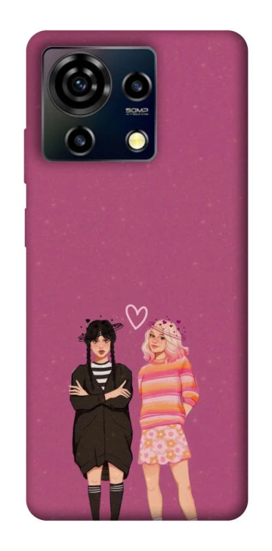 Чохол на ZTE Blade V50 Vita Raven & Rainbow Wednesday фото 1 з 1