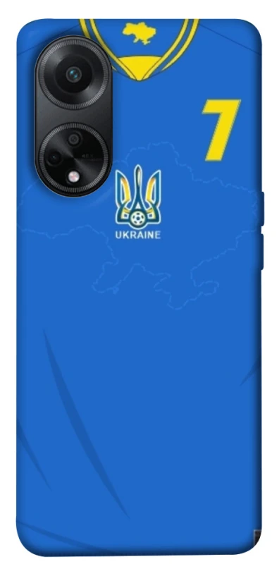 Чехол на Oppo A58 4G UA-Football ver.4 фото 1 из 1