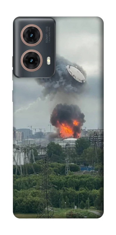 Чохол на Motorola Moto G85 Moscow never sleeps ver.4 фото 1 з 1