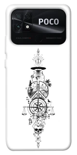 Чехол на Xiaomi Poco C40 Tattoo ver.7 фото 1 из 1