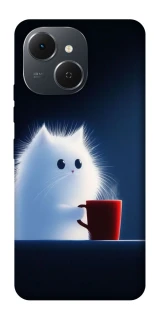 Чохол на TECNO Spark 40C Чохол кіт з кавою фото 1 з 1