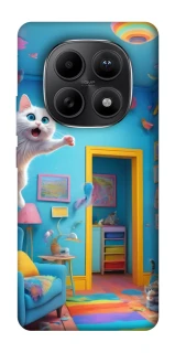 Чехол на Xiaomi Redmi Note 15 5G crazy cat фото 1 из 1