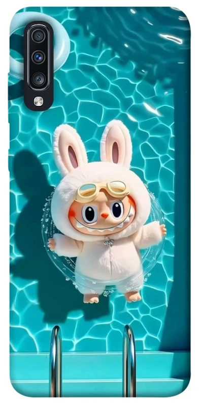 Чохол на Samsung Galaxy A70 (A705F) Labubu in the pool ver.2 фото 1 з 1
