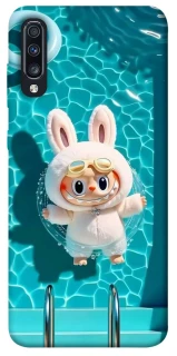 Чохол на Samsung Galaxy A70 (A705F) Labubu in the pool ver.2 фото 1 з 1