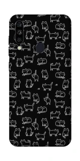 Чохол на ZTE Blade A7 (2020) Black Cats фото 1 Чохол на ZTE Blade A7 (2020) Black Cats фото 1 з 1