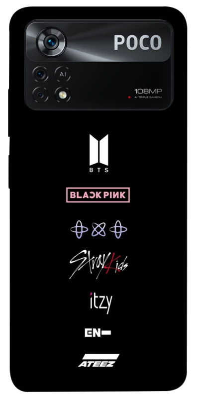 Чехол на Xiaomi Poco X4 Pro 5G K-pop Logo фото 1 из 1