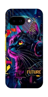 Чехол на Google Pixel 9a Cyber Cat v2 фото 1 из 1