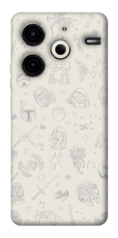 Чохол на TECNO Pova 6 Neo (LI6) Star Wars background ver.1 фото 1 з 1