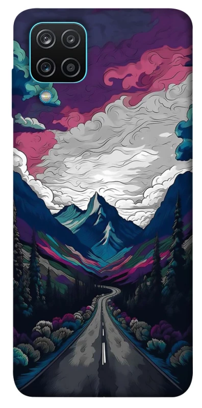 Чехол на Samsung Galaxy M12 Нарисованные горы фото 1 из 1