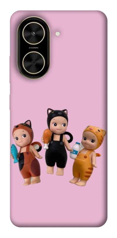 Чохол на Xiaomi Poco C71 Cat Cafe Trio фото 1 з 1