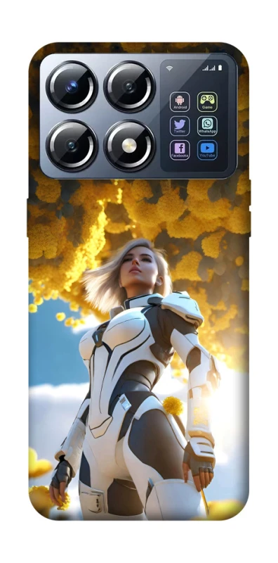 Чохол на Xiaomi POCO X8 Pro Cyber space girl ver.3 фото 1 з 1