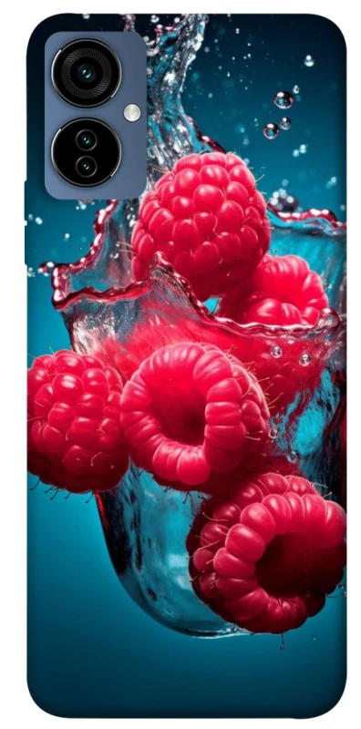 Чохол на TECNO Camon 19 Neo Малинка у воді фото 1 з 1