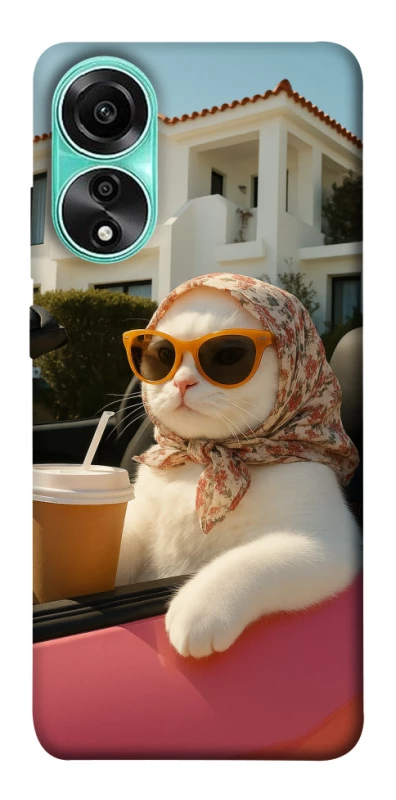 Чохол на Oppo A78 4G Stylish Cat Cruise фото 1 з 1