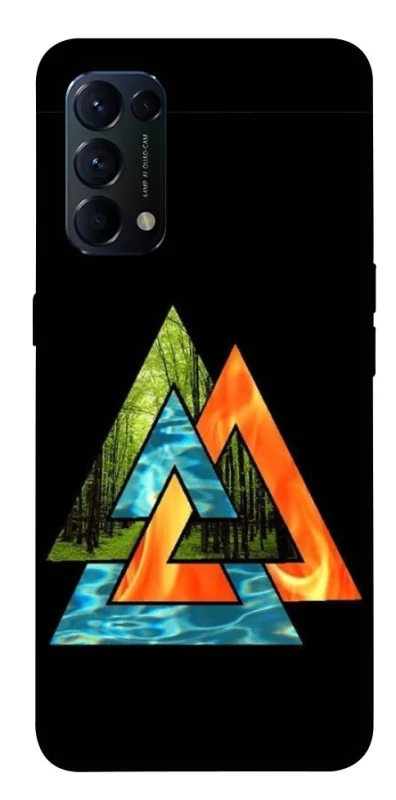 Чехол на Oppo Reno 5 4G Валькнут v4 фото 1 из 1