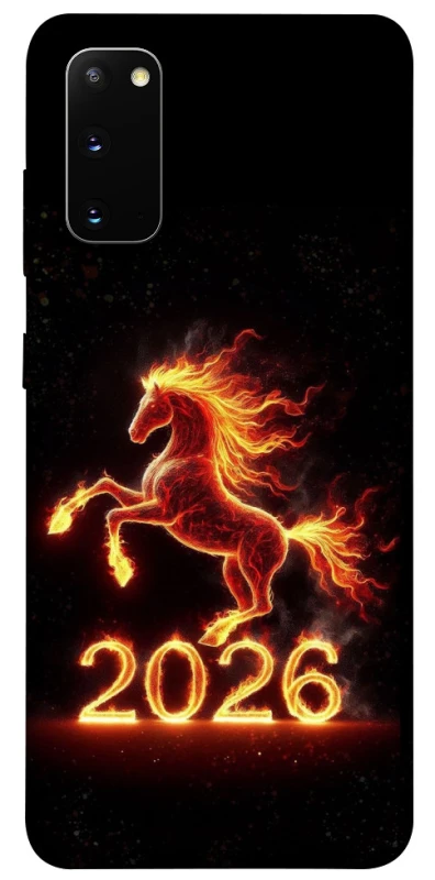 Чохол на Samsung Galaxy S20 Red Fire Horse ver.1 фото 1 з 1
