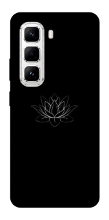 Чохол на Infinix Hot 50 Pro Black Lotus фото 1 Чохол на Infinix Hot 50 Pro Black Lotus фото 1 з 1