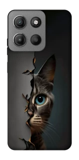 Чехол на Motorola Moto G15 Power Кот-подглядыватель v2 фото 1 из 1