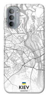 Чехол на Motorola Moto G31 Kiev white map фото 1 из 1