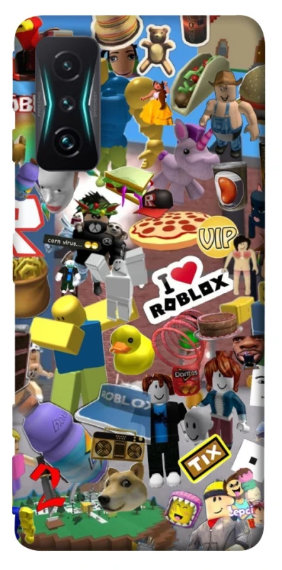 Чохол на Xiaomi Redmi K50 Gaming Roblox collage ver.5 фото 1 з 1